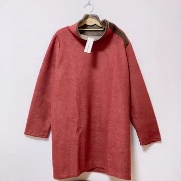 [ 미사용 새상품 ] GoldenBear 플리스 하이넥 튜닉 벨로아 원단