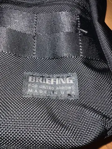 유나이티드 애로우즈 별주 브리핑 스퀘어 백팩 블랙 새상품급