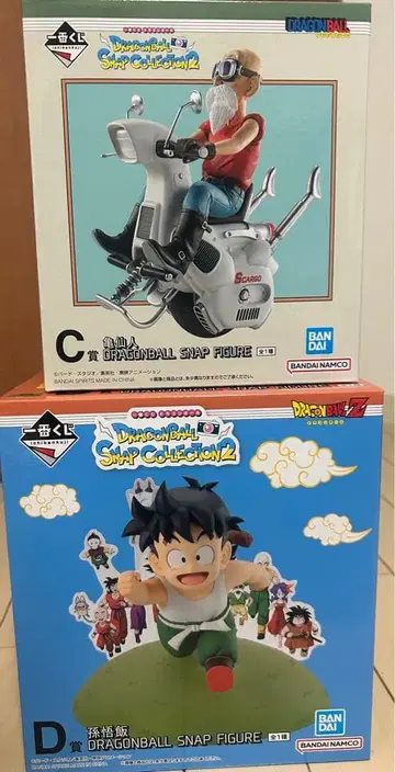 드래곤볼 스냅 피규어 C상 거북선인 D상 손오반 세트
