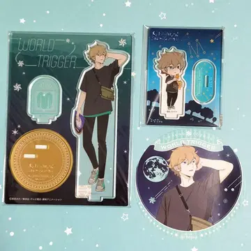 [휴스] 월드 트리거 아크릴 스탠드&구매 혜택 씰 천체 관측ver.