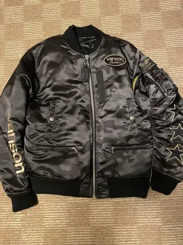 VANSON 카모플라쥬 MA-1 자켓