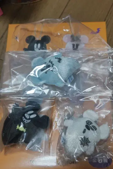 디즈니 할로윈 2024 유령 봉제 인형 참 새상품 세트