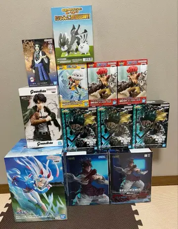 애니메이션 만화 캐릭터 피규어 세트