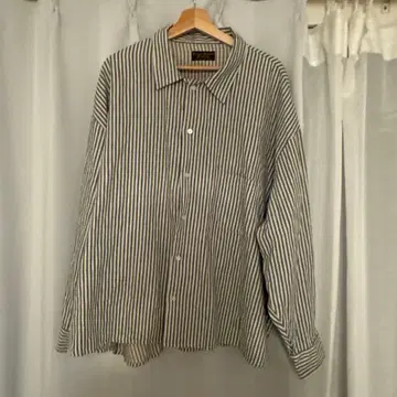 저널 스탠다드 언레스티드 스트라이프 긴팔 셔츠