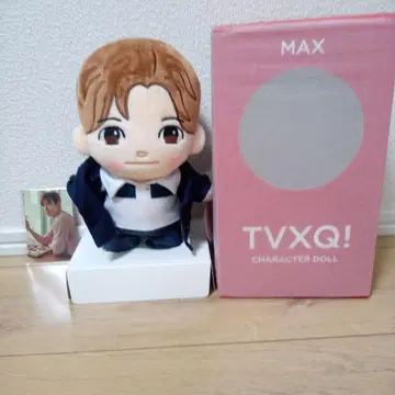 TVXQ! MAX 캐릭터 봉제 인형 약 20cm 사진 카드 포함