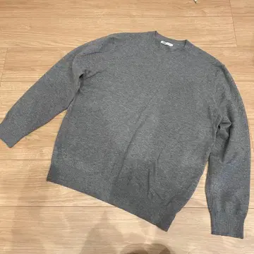 ZARA 그레이 크루넥 스웨터 XL