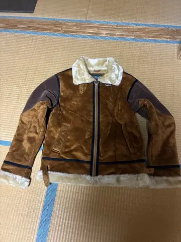 KOMAN SPORT 스웨이드 퍼 자켓