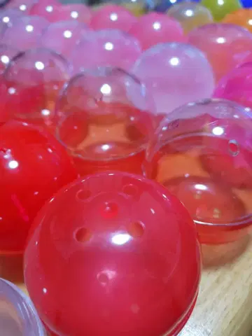 [ 크리스마스 모임에 ] 가챠가챠 캡슐 토이 빈 캡슐 약 6cm 61개