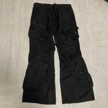 TORNADO MART 블랙 카고 팬츠 L 사이즈