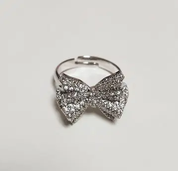 리본형 반지 프리 사이즈