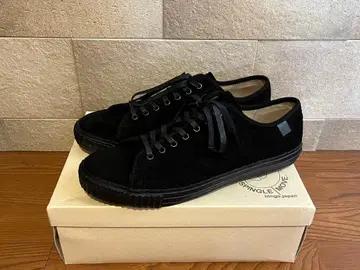 새상품 미사용 스핑글무브 스니커즈 블랙 스웨이드 SPM-390