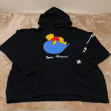 [디즈니] 긴팔 후드티 (블랙 푸우)