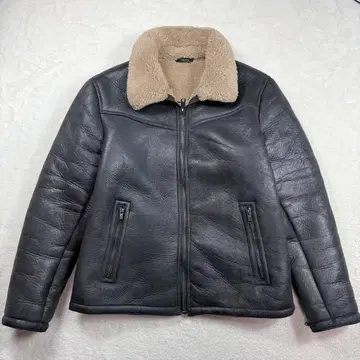 새상품급 ZARA 페이크 무스탕 B-3 플라이트 자켓 보아 T백 L