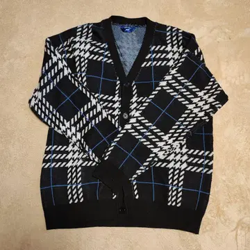 BEEP 체크 무늬 가디건 긴팔