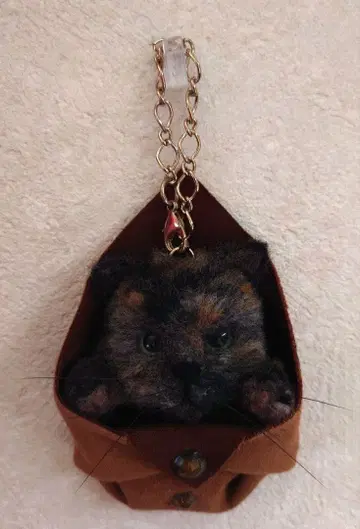 얼룩 고양이 키링