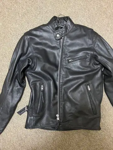 데이토나 가죽 라이더 자켓