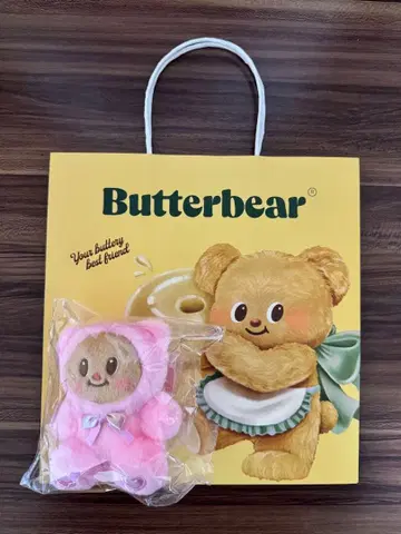 Butterbear 봉제 인형 핑크