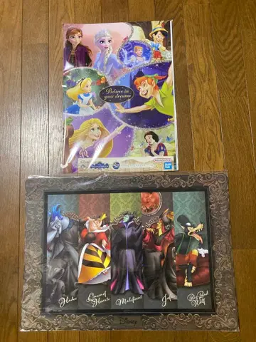 디즈니 럭키 쿠지 A상 빌런즈 & 제일복권 sp상 포스터