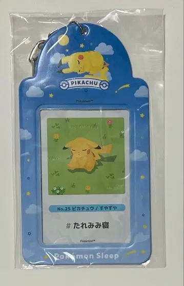 포켓몬 쓰리 카드 케이스 키링 피카츄 미개봉품