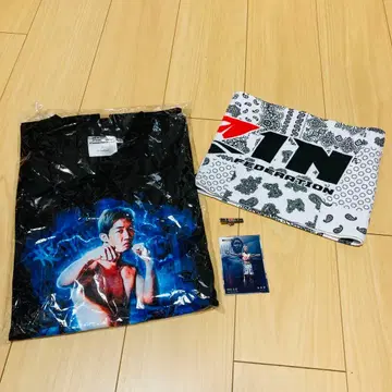 미개봉 아사쿠라 미쿠루 T셔츠 L사이즈 응원 시트 카드, 타월, 핀 포함