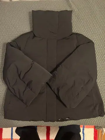 레어 XL 유니클로 +J 하이브리드 다운 블랙 블랙