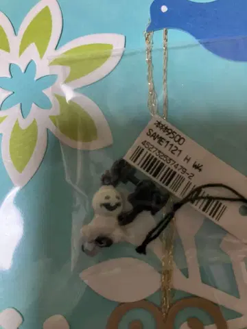 미사용 ANNA SUI 아나와 눈의 여왕 올라프 한쪽 귀찌, 목걸이