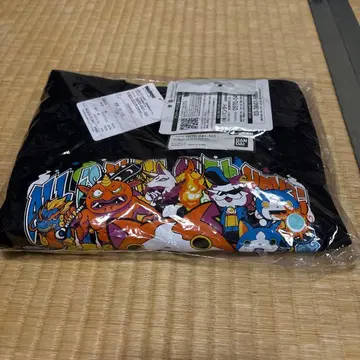 새상품 미사용 반다이 요괴워치 T셔츠 블랙 120