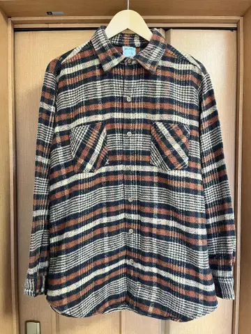 70s 레어 USA제 BIG MAC 플란넬 셔츠 빈티지 빅맥