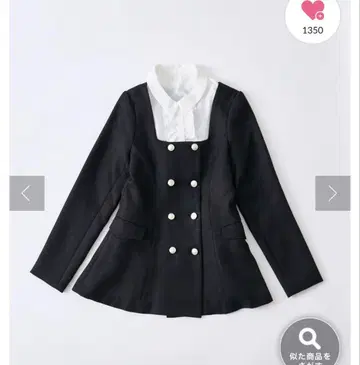 [ Belle Charme/셋업 가능 ] 클래시컬 프릴 칼라 자켓