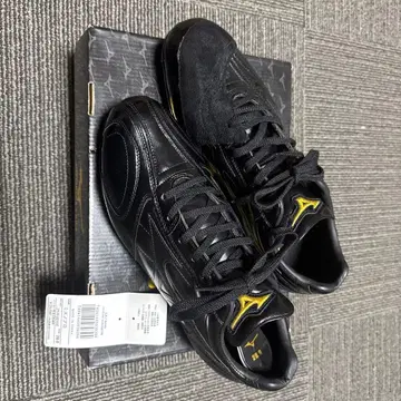 미즈노 프로 28,0 가죽 밑창 스파이크 슈즈 P가죽 코바 금 코트 처리