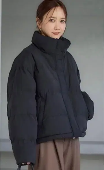 시마무라 다나카 리나 스탠드 카라 자켓 새상품