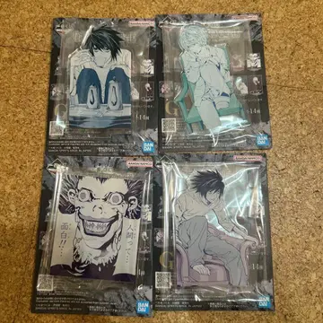 DEATH NOTE 데스노트 제일복권 아크릴 스탠드 4개 세트