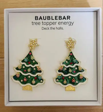 [ 새상품 ] BAUBLEBAR 크리스마스 트리 귀걸이