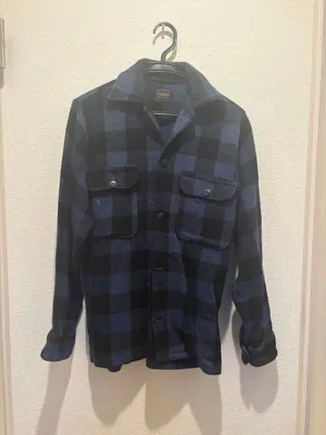 Bellaire 플란넬 셔츠 네이비/블랙 체크