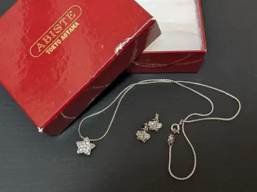 [ ABISTE ] 아비스테 목걸이 귀걸이 세트 별 모양