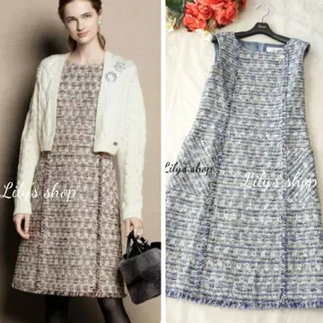 컨디션 최상 르네 트위드 원피스