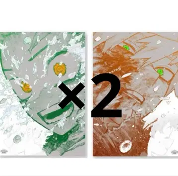미개봉 새상품 히로아카 원화전 A2 아트 포스터 2장 세트 x 2
