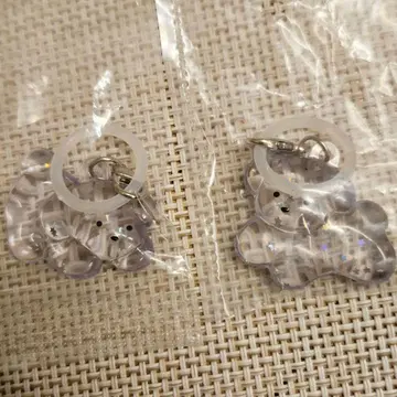 달리는 강아지 흔들흔들 마커 2개 (클리어 2종류)