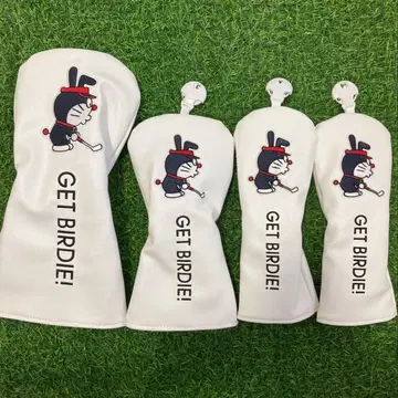 새상품 4세트 도라에몽 골프클럽 헤드커버 1+5W+UT+UT
