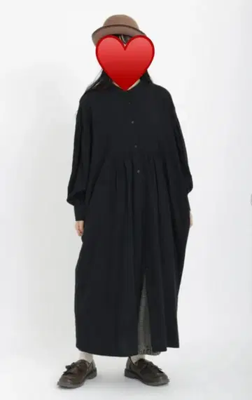 사만사 모스모스 뒷 리본 볼륨 소매 원피스