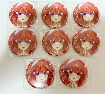 5등분의 신부 아니슈가 도넛 캔뱃지 나카노 이츠키 8점 세트
