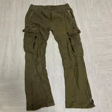 토네이도 마트 카키 카고 팬츠 L 사이즈