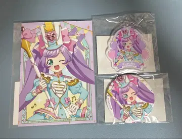 프리파라 마루쿠지 마칭 코디 마나카 라라 캔뱃지 아크링 키링 브로마이드