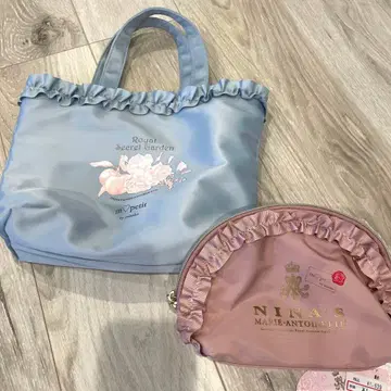 새상품 시마무라 아오키 미사코 니나스 콜라보 토트백 파우치