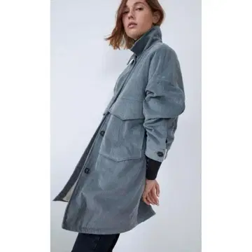 ZARA 코듀로이 보아 코트