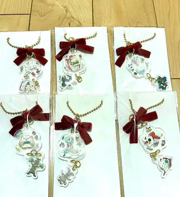 포켓몬 오너먼트 참 컬렉션 6개 세트