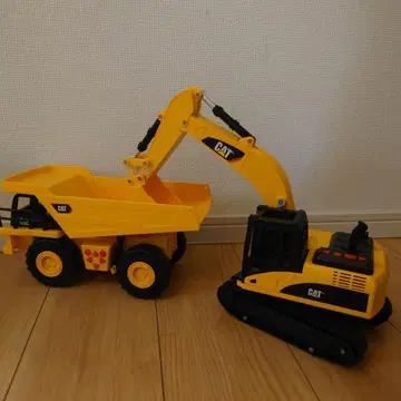 CAT 굴착기 덤프 트럭 중장비 정크 공사 차량 미니어처