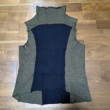 울 압축 니트 베스트