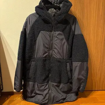 워크맨 프레임 테크 플리스 몬스터 후드티 블랙 XL