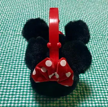 미니 귀도리 블랙 리본 디즈니